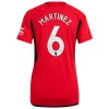 Maillot de Supporter Manchester United Martinez 6 Domicile 2023-24 Pour Femme